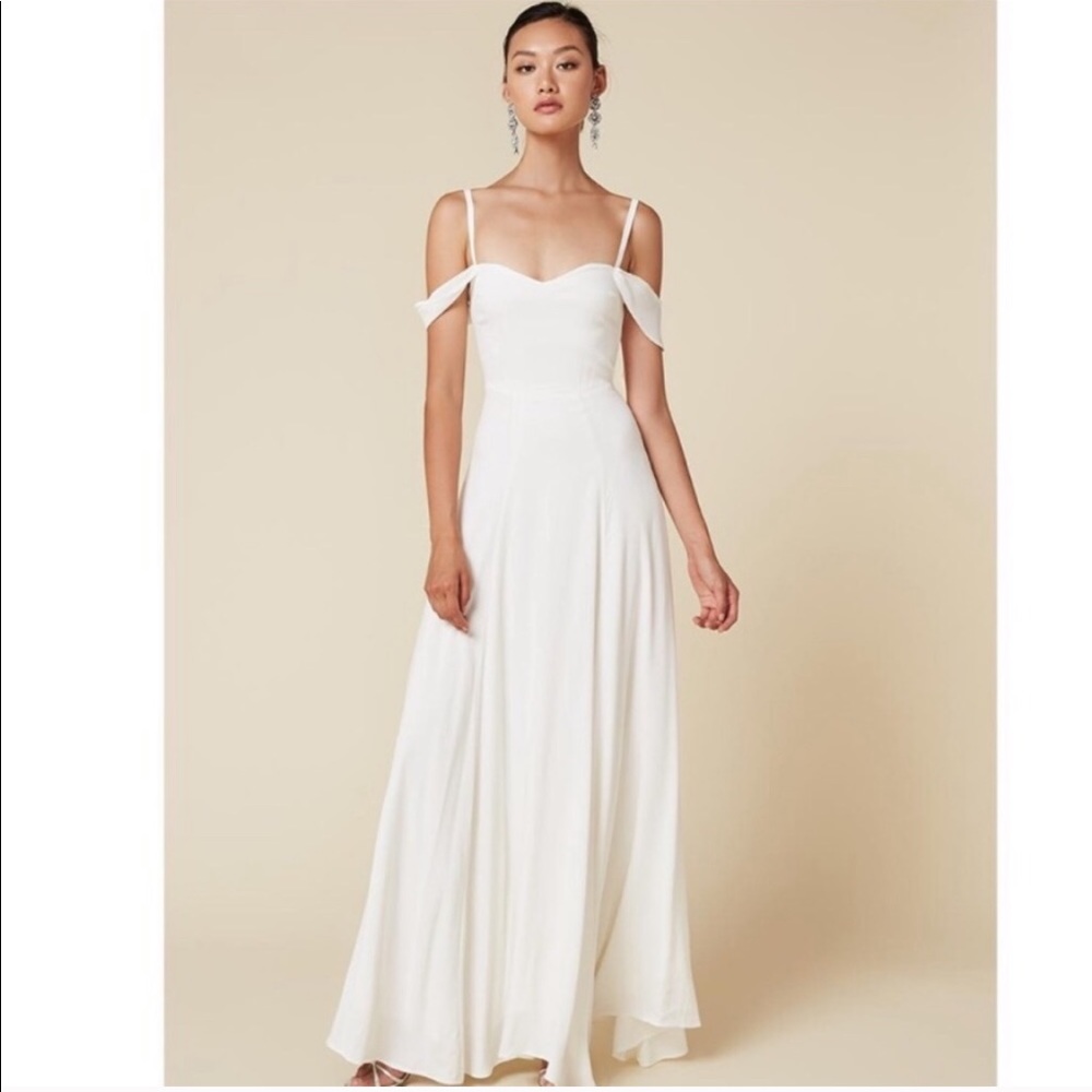 White Poppy Reformation Dress